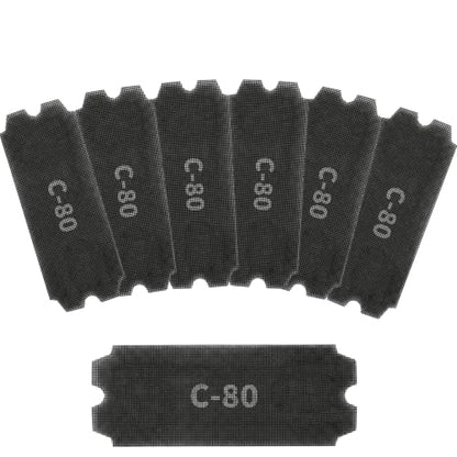 12PCS 80 Grit Drywall Sanding Screens, 4-3/16" x 11-1/4" Sandpaper Sheets - size: 80Grit-12pcs