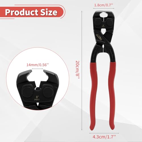 8" End Cutting Pliers, Heavy Duty Nail Puller Pliers, End Nippers
