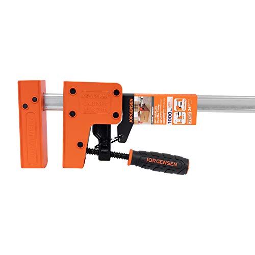 JORGENSEN 8024 Cabinet Master 24 Inch 90 Degree Parallel Steel Bar Clamp