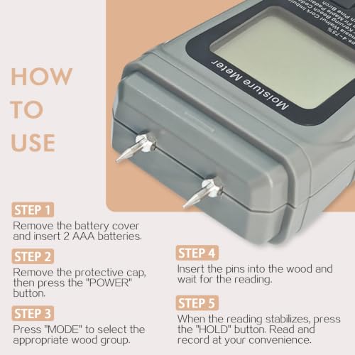 Moisture Meter For Wood, Wood Moisture Meter Firewood Moisture Meter For Lumber