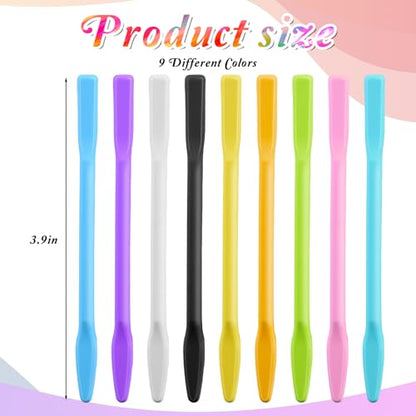 9PCS Colored Silicone Stir Sticks, Reusable Silicone Mixing Sticks