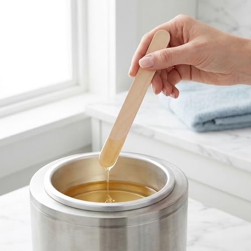 Hedume 600 Pack Large Wide Wax Sticks, Wood Wax Spatula Applicator, Body Hair Removal Craft Sticks Applicator Spatula - size: 600 Count (Pack of 1)