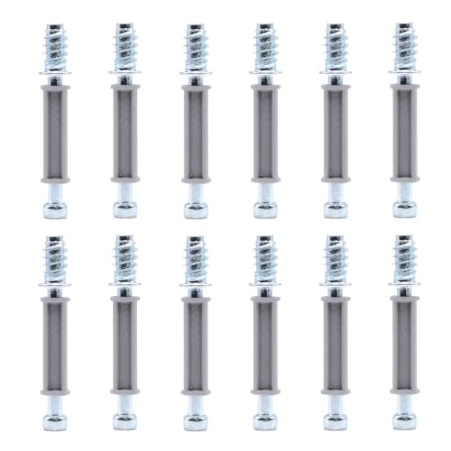 ReplacementScrews Billy Bookshelf Hardware Kit Compatible with IKEA (131372, 119081, 101351, 118331) - All Cams, Dowels & Pins/Pegs Needed for Assembly