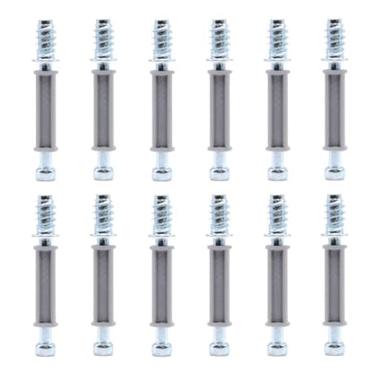 ReplacementScrews Billy Bookshelf Hardware Kit Compatible with IKEA (131372, 119081, 101351, 118331) - All Cams, Dowels & Pins/Pegs Needed for Assembly