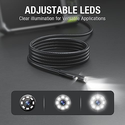 Teslong NTS700 Triple Lens Borescope with 7" 720P IPS Screen