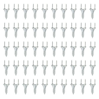 50pcs Solid Wood Baseboard Seamless Nails Double-Headed Self-Tapping Screws Foot Line Nails Invisible Security Screws