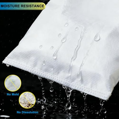 6 Pack VF3501 Replacement for Rigid Shop Vac Bags Size C, NEW PET Material - size: 6PK, style: High Performance