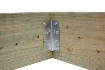 Simpson Strong-Tie ML26Z ML 2 in. x 6 in. 12-Gauge ZMAX Galvanized Medium L Angle (Pack of 15)