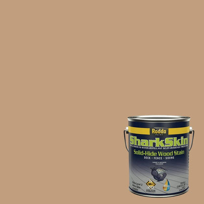 Rodda Paint Sharkskin Deck and Siding Solid Wood Stain, 1 Gallon, Pharoah (4240031-EX120/Pharoah) - color: Pharoah, size: 1 Gallon (Pack of 1)