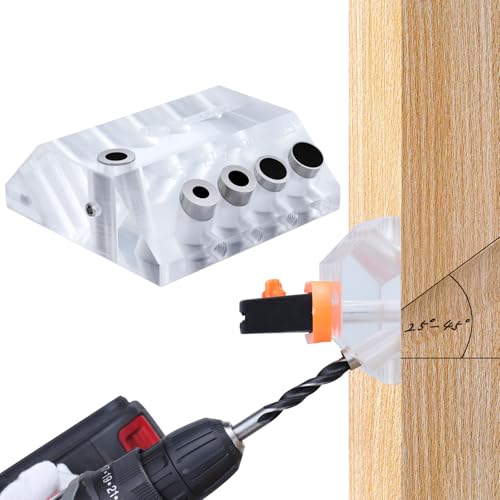 Muzata Upgraded Multi Angle Drill Guide Tool Drill Guide CT19 - size: 25°- 45° & 90°