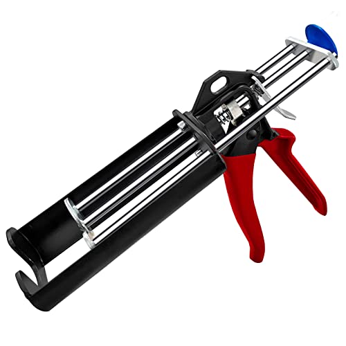 Dual Epoxy Gun, 200 mL/6.76 fl oz Double Cartridge Caulking Gun - size: 200mL