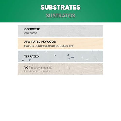 Roberts 3085-0 Multipurpose Carpet and Felt Back Vinyl Adhesive, 1 Quart, Beige