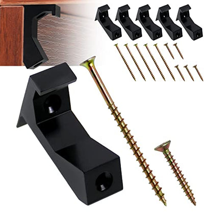 CNQLIS Squeaky Floor Repair Kit – 6Pcs, Black, for 5/8"+ Subfloors - color: Black