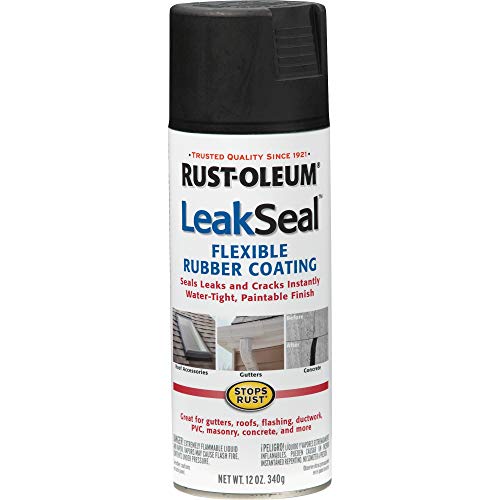 Rust-Oleum LeakSeal Black Flexible Rubber Coating Spray