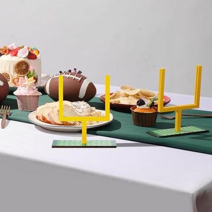 Wonderjune 12 Pcs Football Table Centerpieces Goal Post Decor for Party