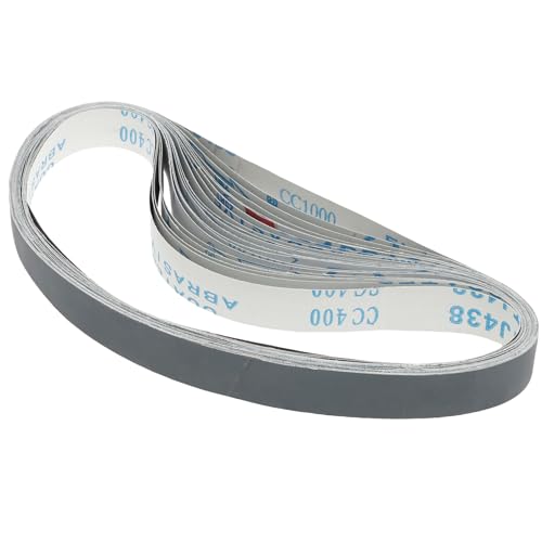 20Pcs 1x30 Inch Sanding Belts, Silicon Carbide Fine Grit Set