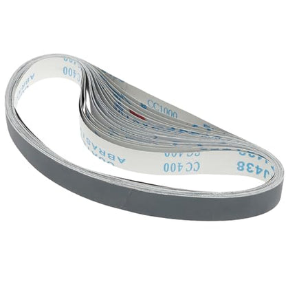 20Pcs 1x30 Inch Sanding Belts, Silicon Carbide Fine Grit Set
