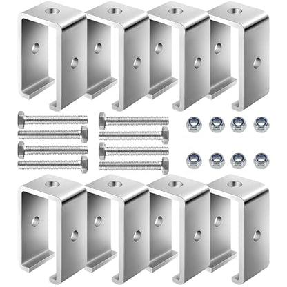 8-Pack 1-5/8" Strut Channel Trolley Hanger Bracket for UNISTRUT - style: 8 Pack