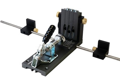 Massca Pro M2 Pocket Hole Jig, Aluminum Woodworking Tools for Wood Joinery