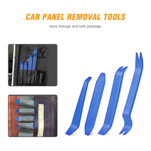 GOOACC Auto Trim Removal Tool Kit No-Scratch - color: 4PCS Trim Removal Tool Blue