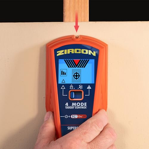 Zircon® SuperScan™ M4 Advanced Stud Finder with Metal & Live Wire Detection
