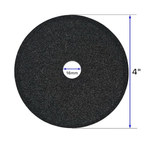 SIGNI 4 Inch Silicon Carbide Velour Sanding Discs 100 Pack for Sander,80#
