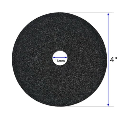 SIGNI 4 Inch Silicon Carbide Velour Sanding Discs 100 Pack for Sander,80#