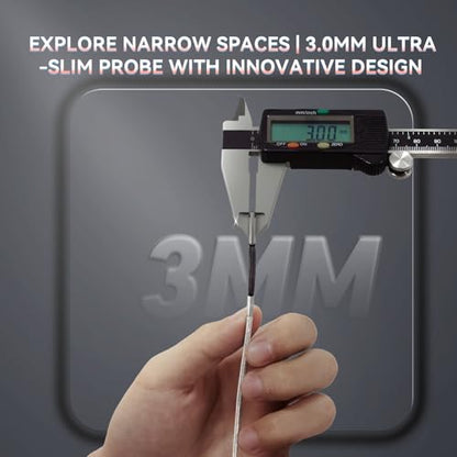Ralcam Articulating Borescope for Mechanic Automotive HVAC Wall Inspection - size: 3.0mm