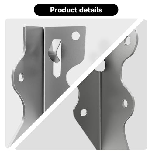 20 Pcs 2X4 Joist Hanger Tie Brackets 18 Gauge Galvanizing - size: 20 Pcs 2x4, style: Galvanized Joist Hanger