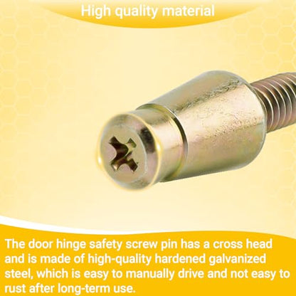 Door Hinge Security Screws,Door Hinge Security Pins -10 Pack