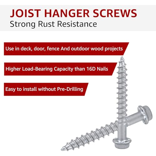 Connector Screws #10x1-1/2 Compatible with Simpson Strong-Tie Screw 100PCS