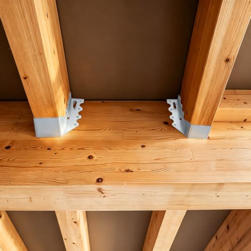 60 Pcs 2x6 Joist Hangers, 20 Gauge Galvanized Carbon Steel