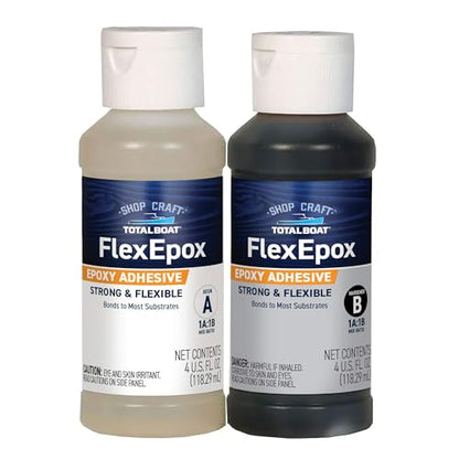 TotalBoat FlexEpox Flexible Epoxy Glue Adhesive - 8 oz