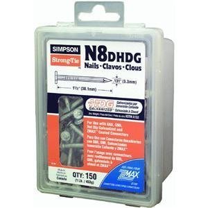 Simpson Strong-Tie Hdg Nails 1-1/2" L 10 Ga Galvanized