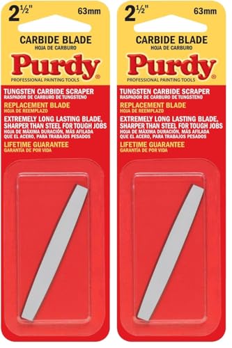 Purdy Premium Carbide Scraper Replacement Blades, 144900235 (Pack of 2) - size: Scraper Replacement Blade (Pack of 2)