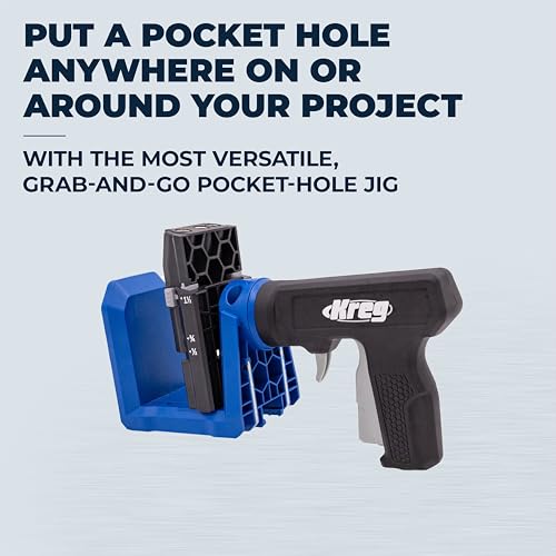 Kreg Pocket-Hole Jig 520PRO, Jig Only, 60 Screws, KPHJ520PRO2