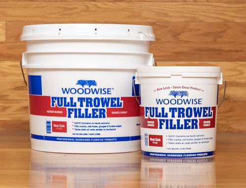 Woodwise Full-Trowel Wood Filler, 3.5 Gallon (MAPLE/ASH/PINE) - color: Maple/Ash/Pine