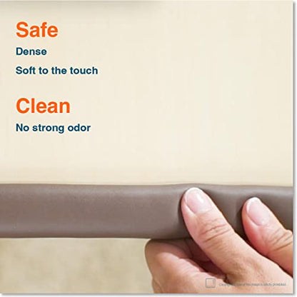Roving Cove Furniture Edge Protector, Desk Edge Cover, Large 9ft Edge Only - color: Coffee Brown, size: Large 9 Foot (Pack of 1)