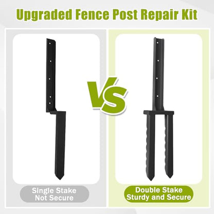 2 Pcs 30“ Tall Fence Post Repair Kit - size: 2 Pcs