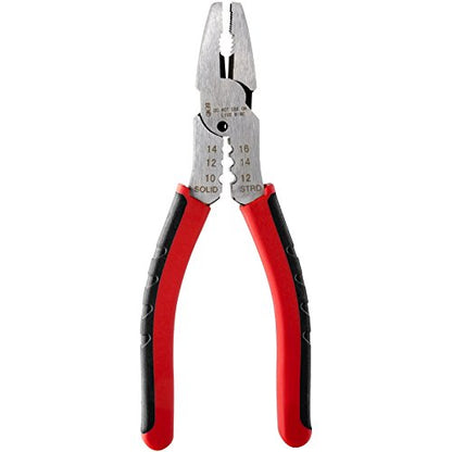 Powerbuilt Stripped Screw Extractor Pliers, 6" Heavy Duty Linesman Plier, Multipurpose Screw Removal Pliers-645028