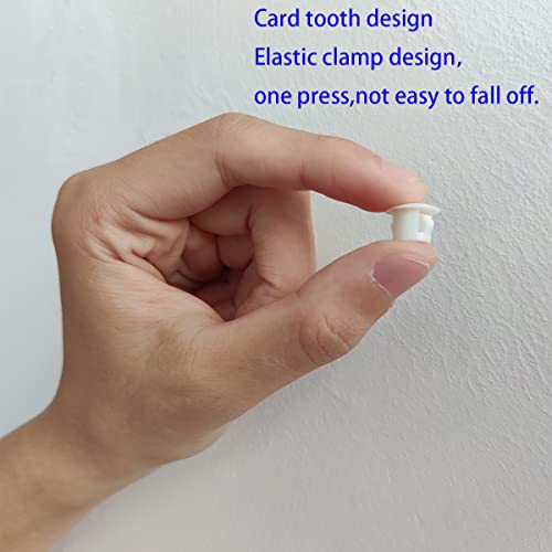 30 Pcs White Hole Plugs 8mm (5/16") Plastic Hole Plugs, Plastic Plug - size: 8mm (5/16")