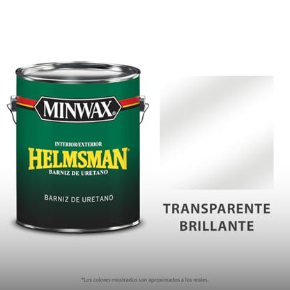 Minwax Helmsman Indoor/Outdoor Spar Urethane, 1 Gallon, Gloss - size: 1 Gallon, style: Gloss