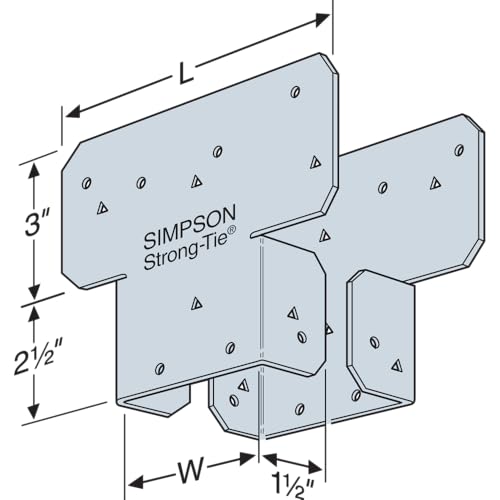 Simpson Strong-Tie AC4SS AC Stainless-Steel Adjustable Post Cap for 4X
