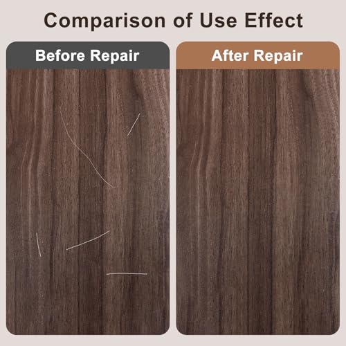 uxcell Wood Repair Kit,4Pcs Touch Up Filler Wood,Light Safflower - color: Light Safflower