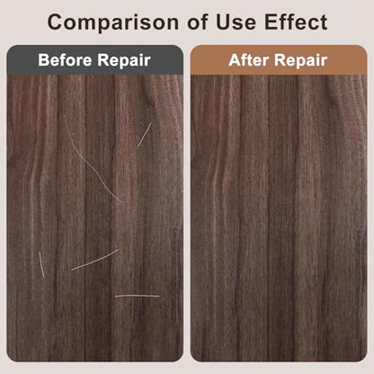 uxcell Wood Repair Kit,4Pcs Touch Up Filler Wood,Ancient Oak - color: Ancient Oak