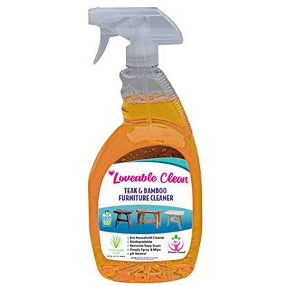 EcoDecors Teak Oil & Wood Cleaner Kit, 24 oz Teak Care & Protect Set - style: Teak Oil- Cleaner Combo