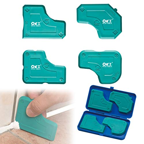 ORXPLUS Tools 4 Piece Silicone Sealant Finishing Caulking Tool Kit - size: 4 Pieces Caulking Tool Kit