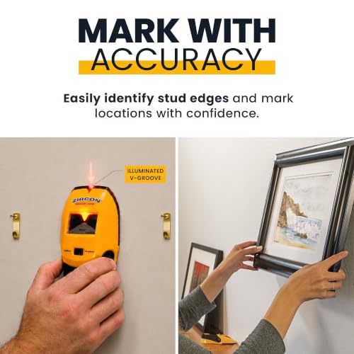 Zircon® StudSensor™ A100 Stud Finder w/Live Wire Detection & Hanging Kit - size: A100 Kit