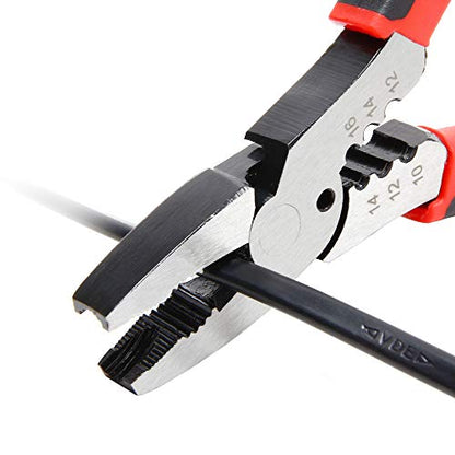 Powerbuilt Stripped Screw Extractor Pliers, 6" Heavy Duty Linesman Plier, Multipurpose Screw Removal Pliers-645028