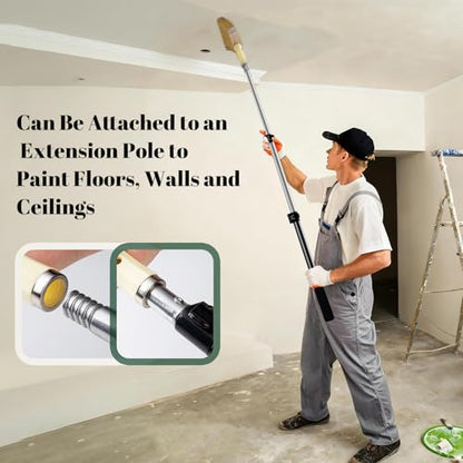 Mister Rui 5 Inch Deck Stain Brush, Limewash Paint Brush for Wood